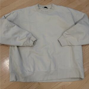 Zara Women's Cream Sweatshirt